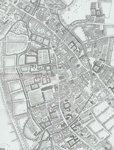 1798 map of Cambridge