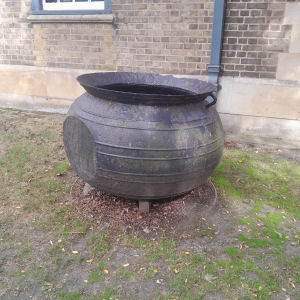 Cauldron, outside Scott Polar Museum